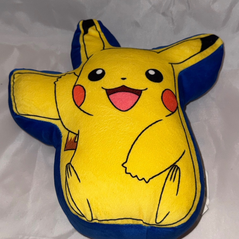 Nintendo Pokemon Pikachu Cloud Pillow The Northwest Group Blue Yellow Plush